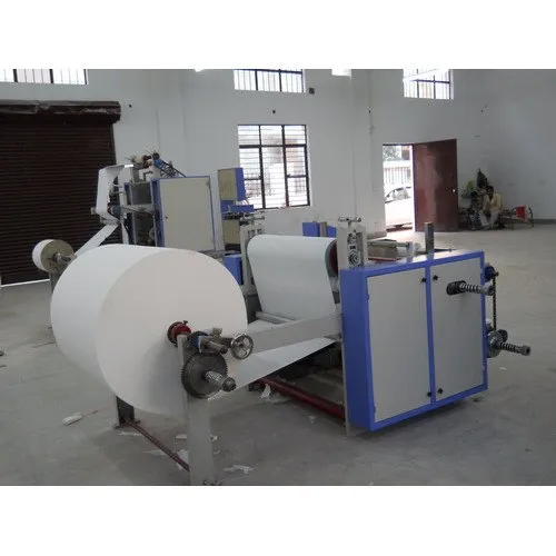 Industrial Toilet Roll Making Machine - Color: Blue