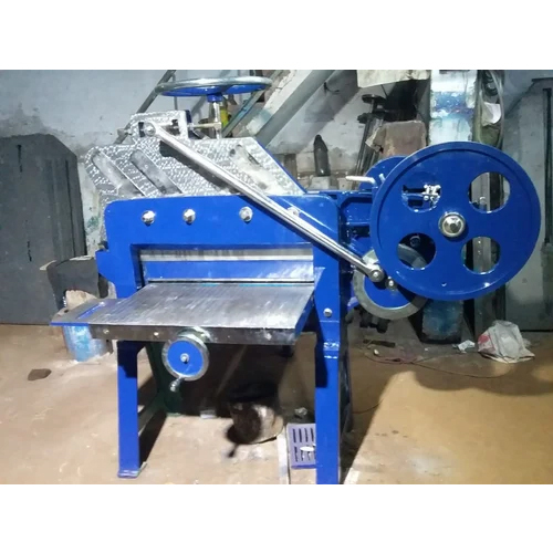 32 Inch Semi Automatic Paper Cutting Machine - Color: Blue