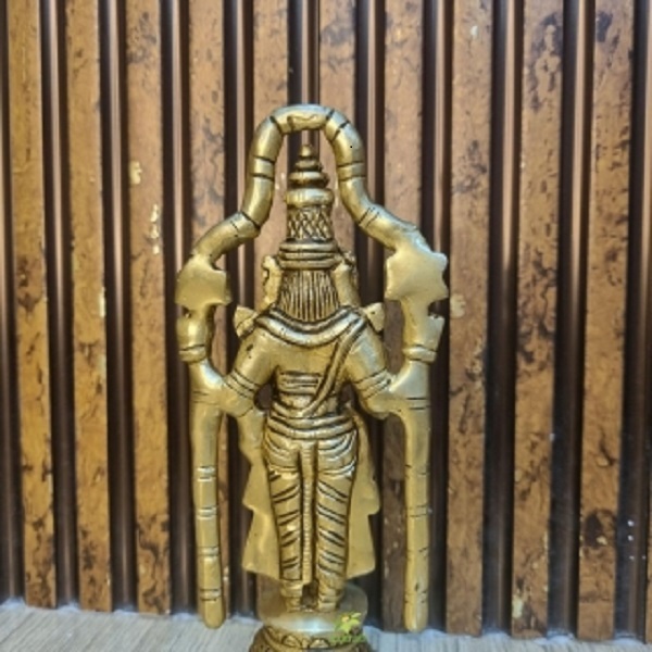 Lord Bala Ji Brass Religious Showpiece with Fine carving| Tirupati Balaji| Home Dcor| Temple Dcor