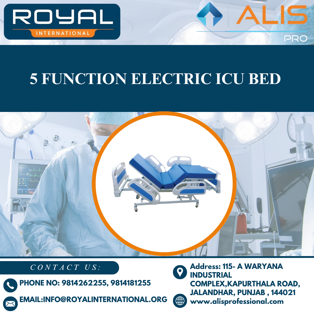 5 Function Electric Icu Bed