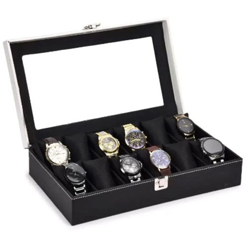 Women'S Watch Box Holder - Color: Black