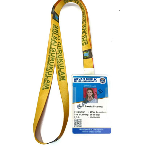 Double Side Transparent Horizantal And Vertical PVC Card