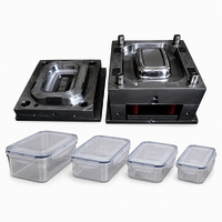 Plastic Tiffin Mould - Durable Steel, Die-casting Precision, Silver Color, Industrial Use, Warranty Available