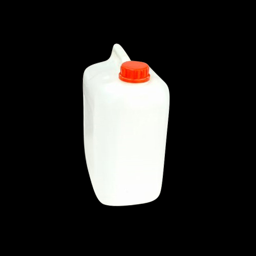HDPE Jerry Can - High-Density Polyethylene, 5L Size, White Color - Rigid Structure, Corrosion Resistant, Warranty Included