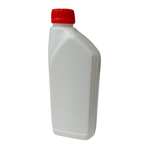 Lubricant Oil Bottle - High-Quality Plastic, 500 ml Capacity , Durable White Design with Warranty for Industrial Chemical Use