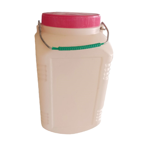 20L Plastic Jar - Color: White