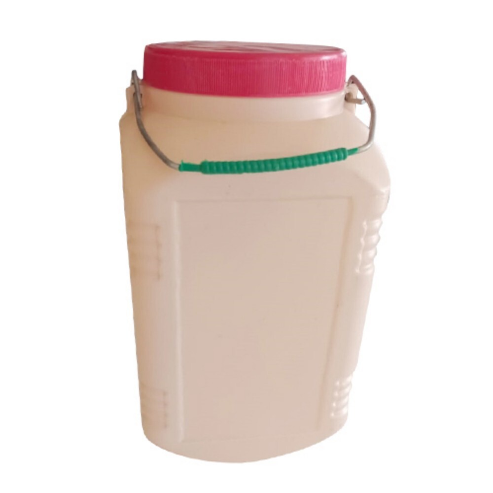 2L Plastic Jar - Color: White