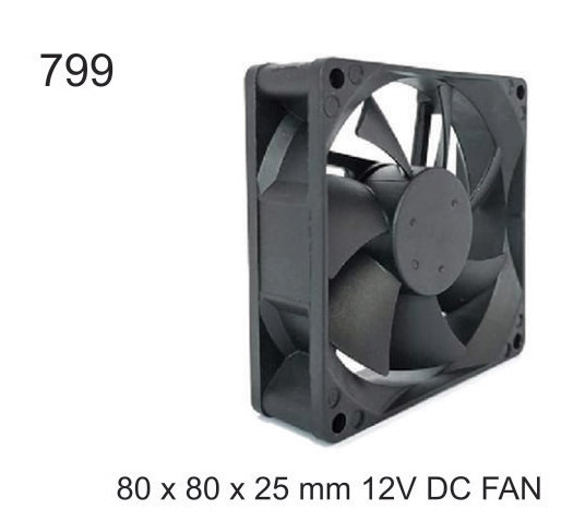 80X80X25 MM 12V DC FAN 4INCH