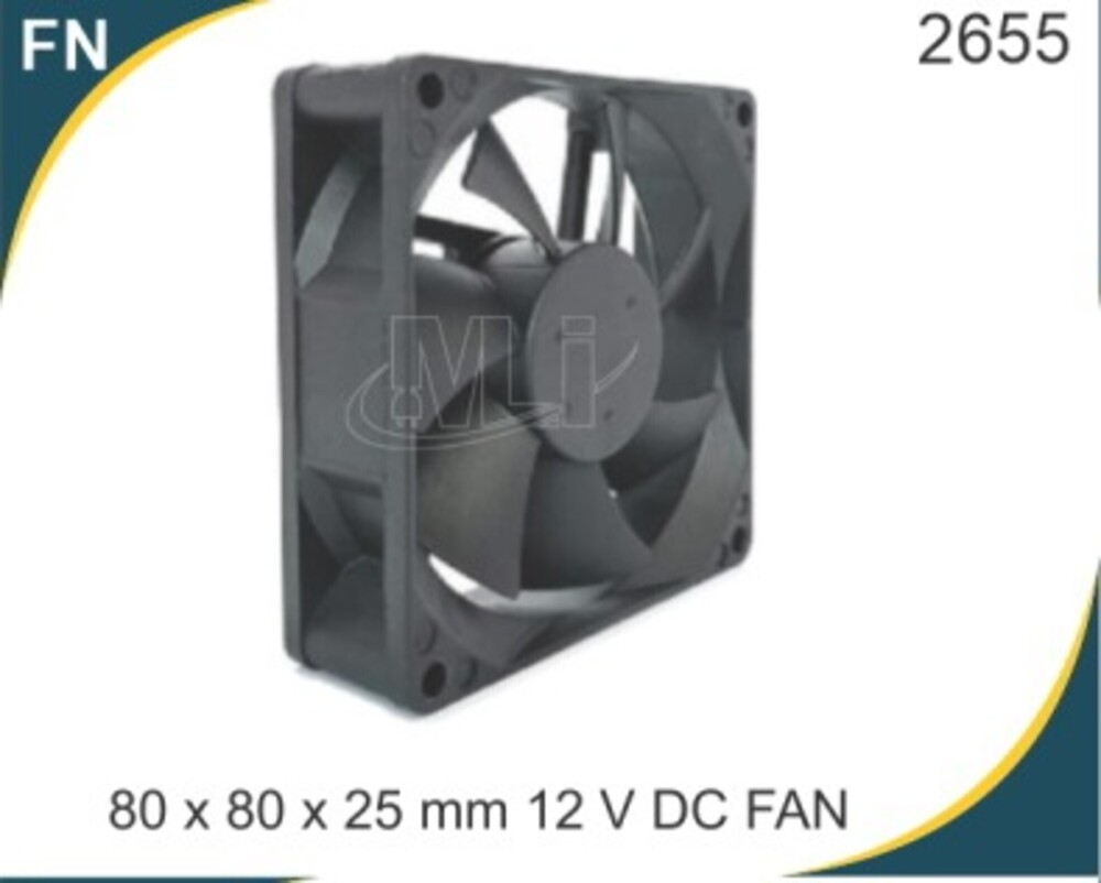80X80X25 MM 12V DC FAN 4INCH