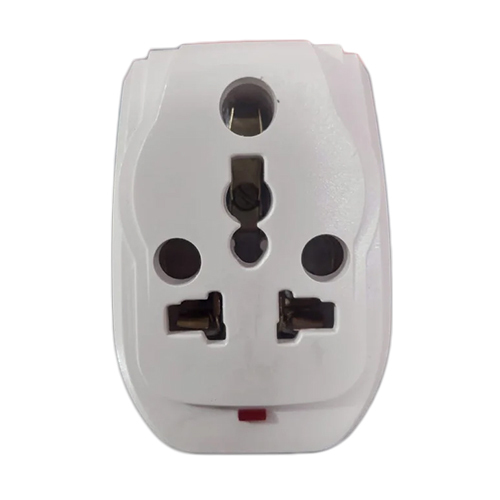 Electrical Multi Plug - 12 Volt, IP54 Protection Level | Elegant White Design for Indoor & Outdoor Use, 1-Year Warranty