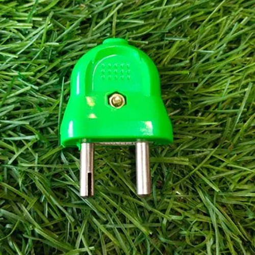 Green Two Pin Plug - Application: Electrical Fitting