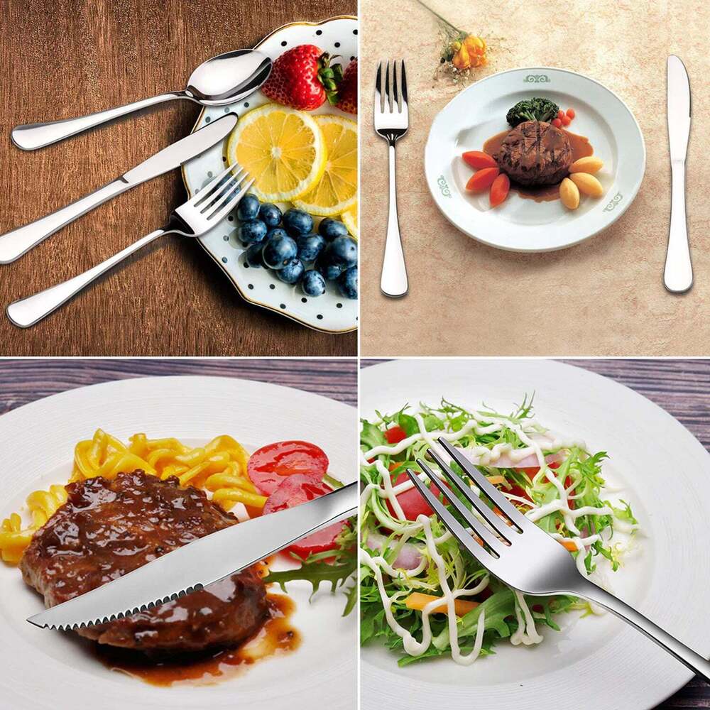 Premium Silver Daily Use Cutlery Sets