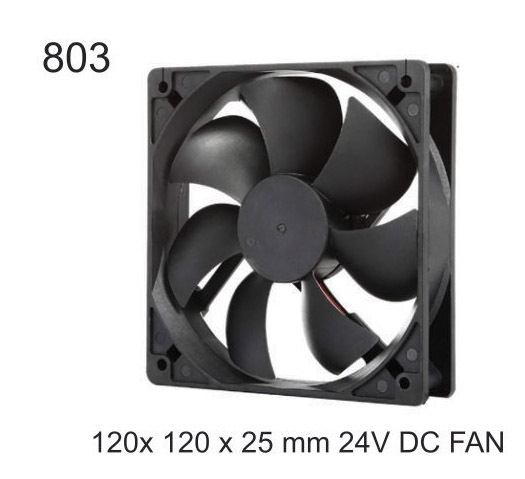 120X120X25XMM 24V DC FAN