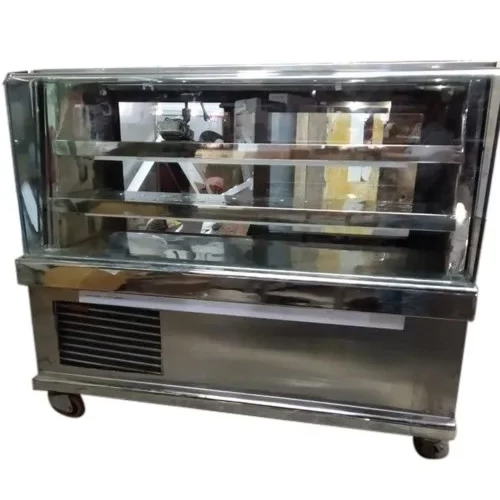 Stainless Steel Display Counter Non AC