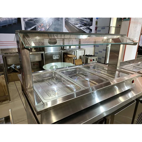 Catering Display Counters - Color: Silver