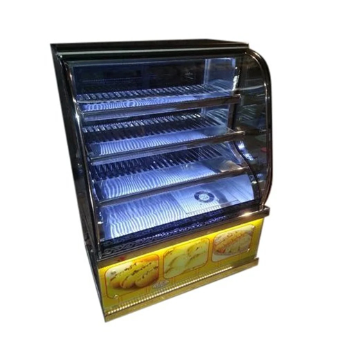 Commercial Food Display Counter - Color: Silver