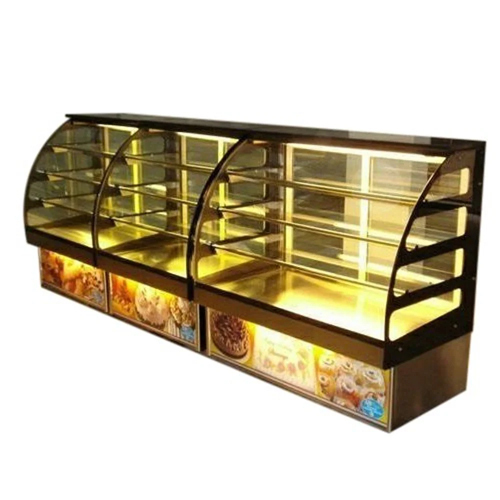 Food Display Case - Color: Silver