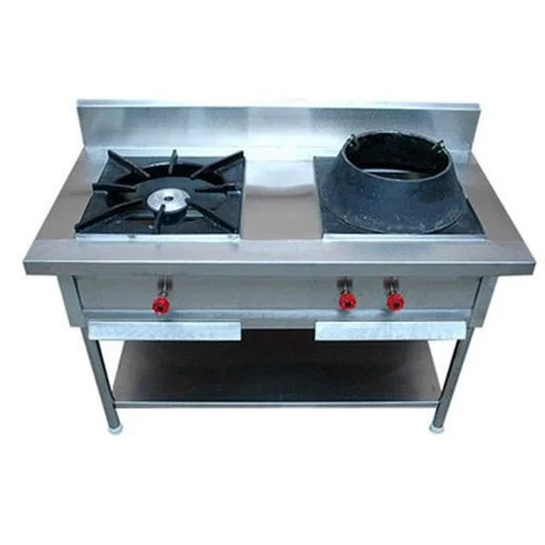 Chinese Cooking Range - Color: Silver