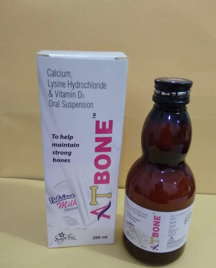 AT BONE SUSPENSION CALCIUM, VITAMIN B12& vitamin d3 oral suspension