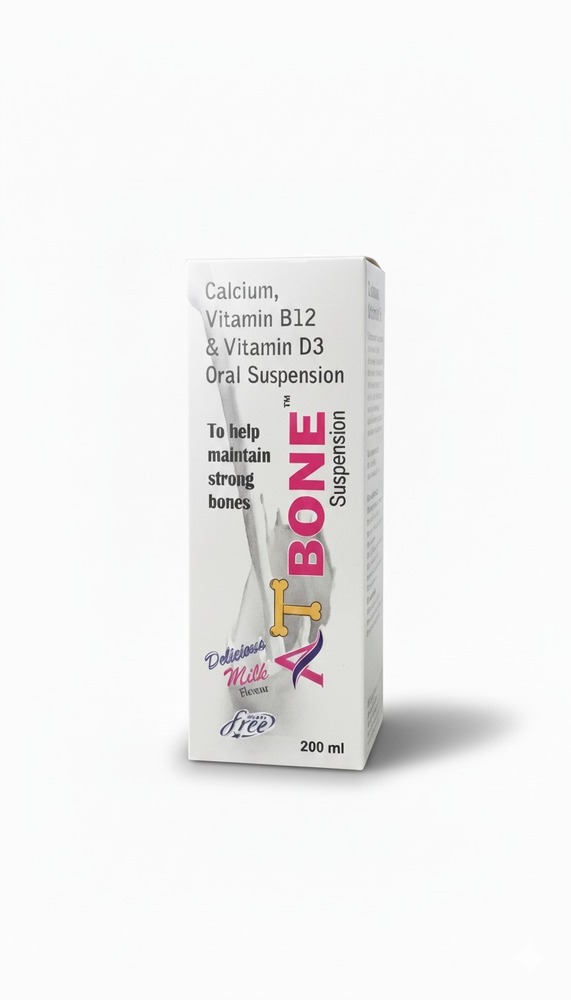 AT BONE SUSPENSION CALCIUM, VITAMIN B12& vitamin d3 oral suspension