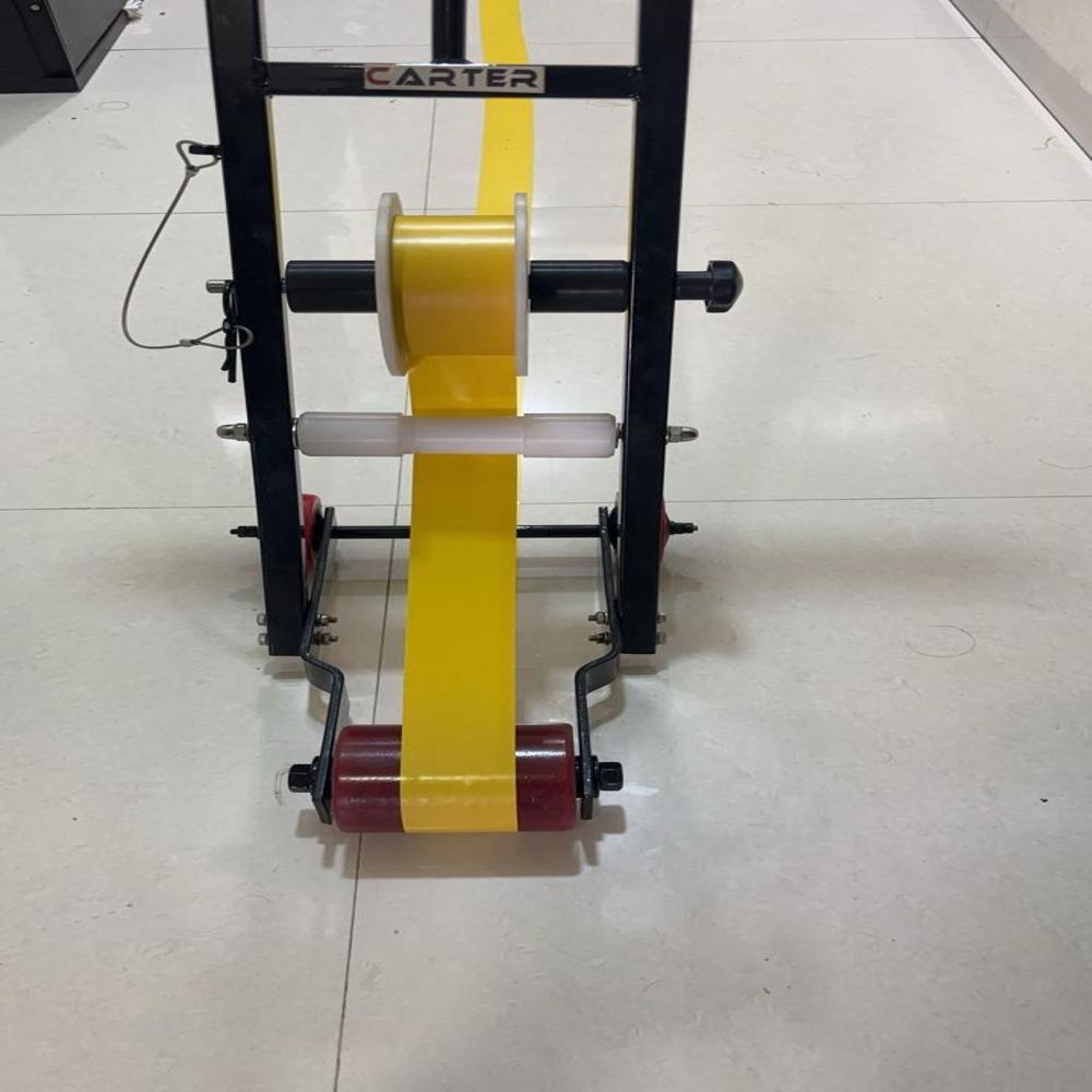 Floor Marking Tape Applicator Machine - Color: Yellow
