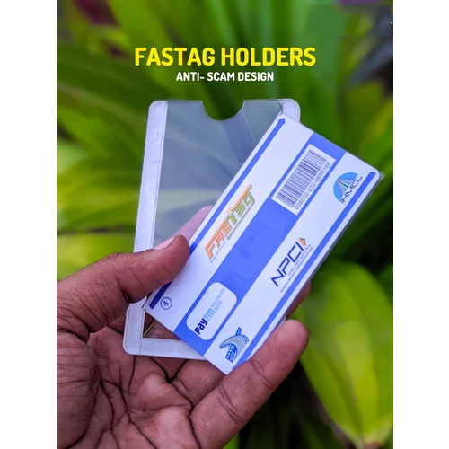 Plastic Fastag Holder