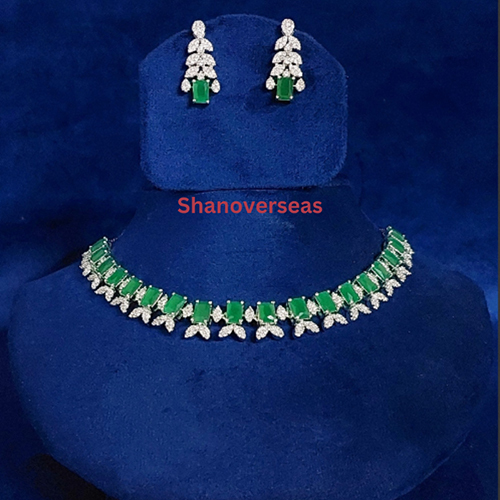 Designer Necklace Sets - Color: Silver