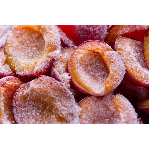 Frozen Plum Slices