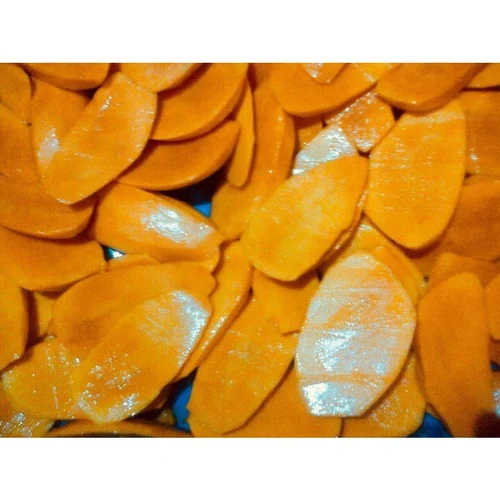 Frozen Kesar Mango Slices - Color: Yellow