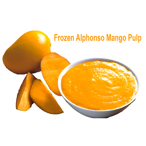 Frozen Alphonso Mango Pulp - Color: Yellow