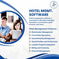 Hotel Management Software - Cloud-Based, User-Friendly Interface with Real-Time Reporting, Multi-User Access, Automated Booking Management
