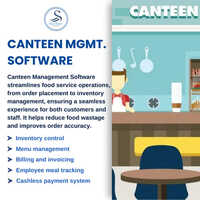 Canteen Management Software - Cloud-based, Windows/ios/android Compatible | Intuitive Ui, Real-time Reporting, Aes-256 Security, Pos Integration, Operational Efficiency