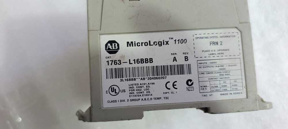Ab 1100 Plc - Electric, Standard Size, White | 24vdc Inputs, 1a/1.5a Dc Outputs, Industrial Use, 1-year Warranty, Listed For Hazardous Locations