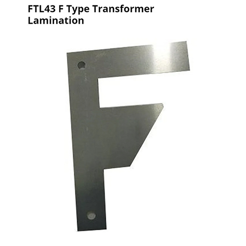 FTL43 F Type Transformer Lamination Stamping - Stainless Steel/GI, Various Sizes, Silver-Grey Color, Polished Surface Treatment, 1-Year Warranty
