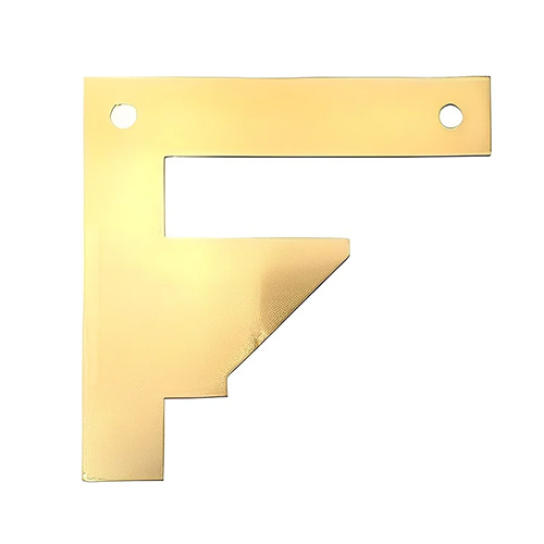 Electrical F Transformer Lamination Stamping - Stainless Steel/GI Material, Various Sizes, Golden Color, Polished Surface Treatment, 1-Year Warranty