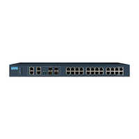 Advantech Eki-2428g Unmanaged Ethernet Switch - Color: Black