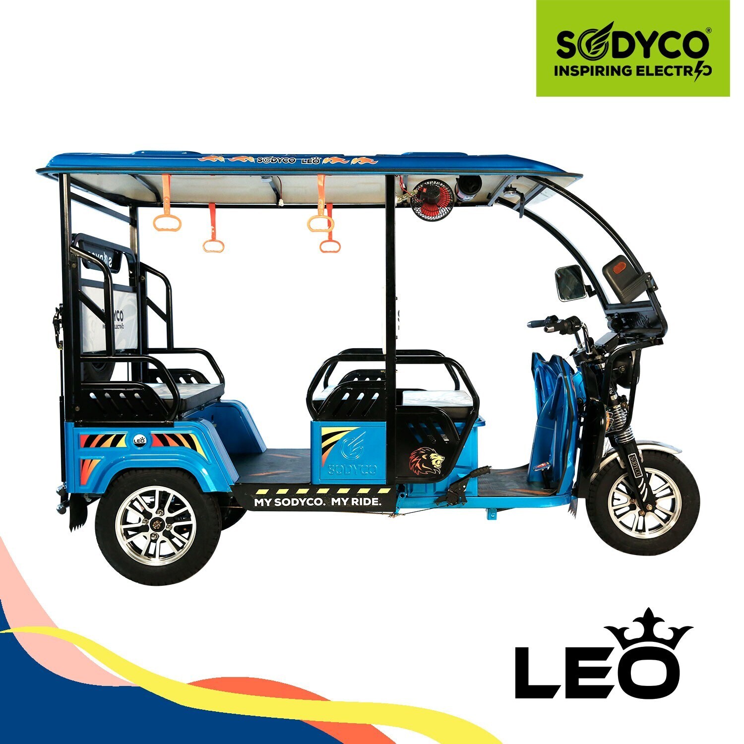 Sodyco Leo Electric Rickshaw - Motor Power: 1000 Watt (W)