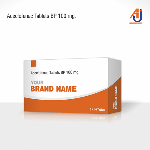 100mg एसेक्लोफेनेक टैबलेट्स BP