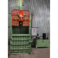 Waste Paper Bailing Press Machine - Color: Green