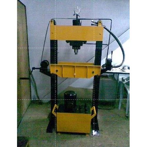 Hydraulic Press Machine - Color: Yellow