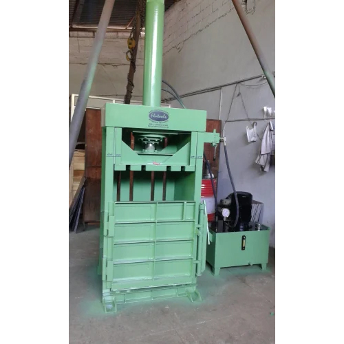 Pet Bottle Scrap Bailing Machine - Color: Green