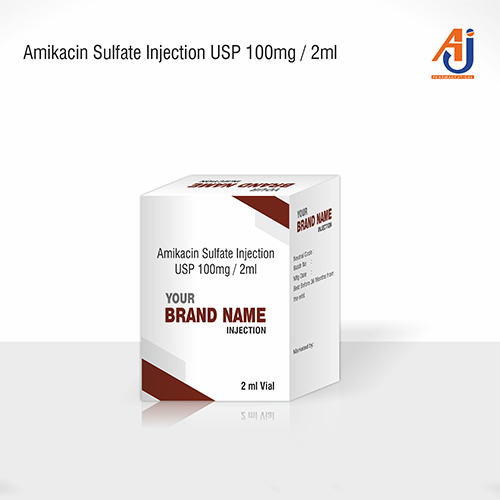 100Mg Amikacin Sulfate Injection Usp - Dosage Form: Liquid