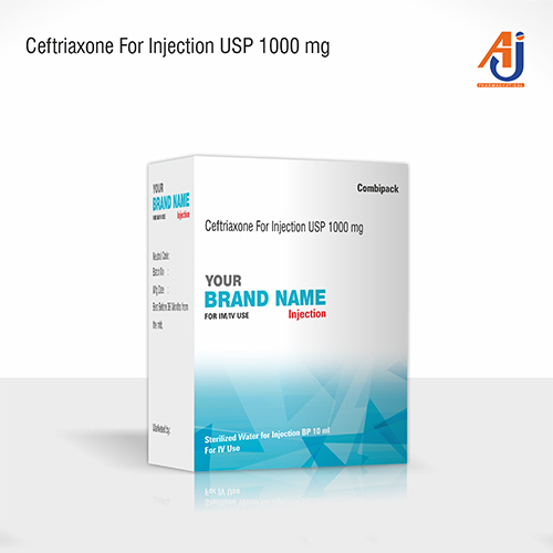 1000MG Ceftriaxone For Injection USP