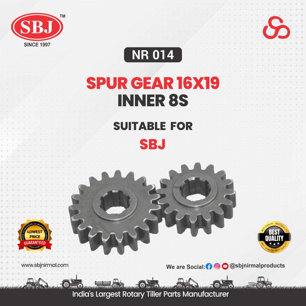 SPUR GEAR 16X19 INNER 8S SUITABLE FOR SBJ