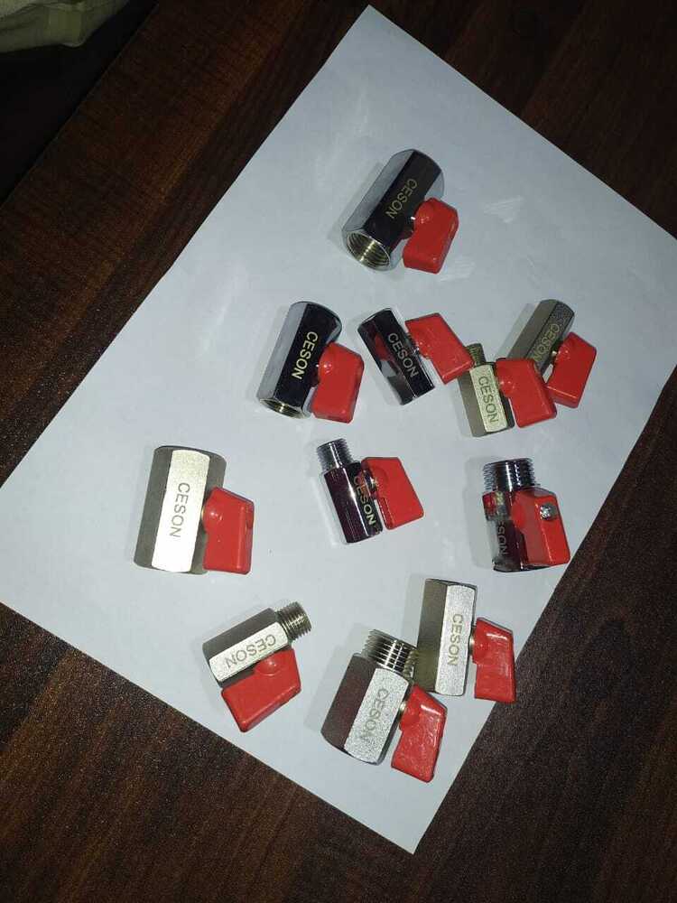 Brass Ro Ball Mini Valves - Finish: Chrome