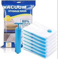 Vacuum Storage Bag - PVC, 15kg Capacity , Multi-Cavity Design for Space-Saving Storage of Clothing and Bedding, Airtight Seal Protection