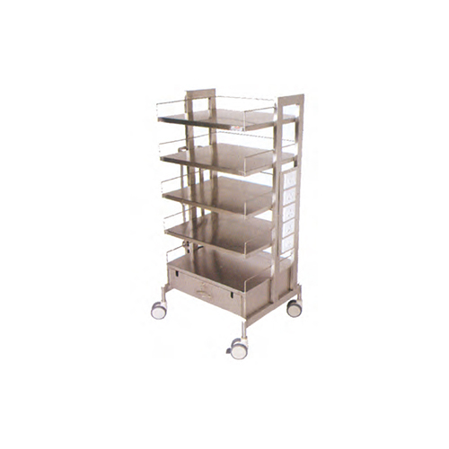 SS Laparoscopy Endoscopy Trolley