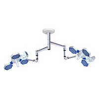 Ct 3+3 Led Surgical Light - Steel, Portable Design , Semi-automatic Operation, Electric Power Source , Bright White Illumination