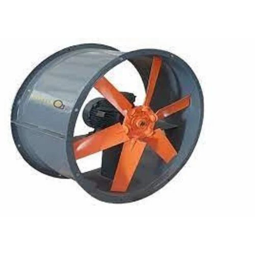 0.5 Hp To 50 Hp Stainless Steel Exhaust Axial Flow Fan, For Industrial - Color: Grey