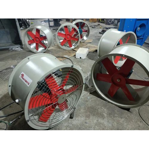 Aluminium Casting Axial Fan - Color: White